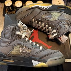 Off White Air Jordan 5 Muslin 9 
