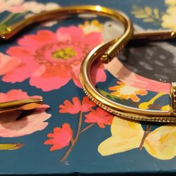 Silver Or Gold Nail Bracelet 