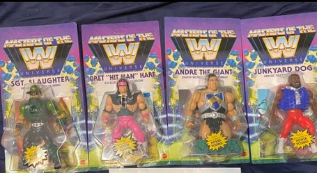 Masters Of WWE - Andre The Giant, Bret Hart, Sgt Slaughter, Jumkyard Dog