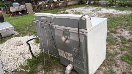 Washer and dryer