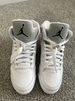 Jordan 5s white metallic