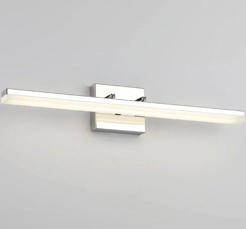 7Degobii 24in LED Bathroom Light Chrome Dimmable Rotates New