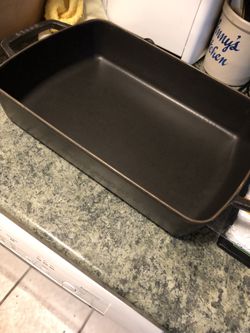 Staub Heavy Cast Iron Rectangle Pan
