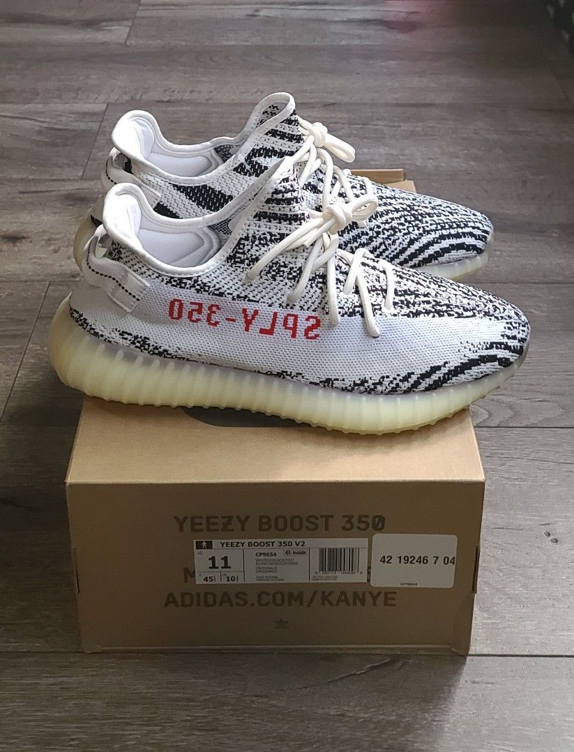 Zebra Yeezy 350 Size 11