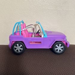 Mattel Barbie Doll Jeep 2019 Pink Purple Blue 