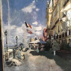 Claude Monet - Hotel des Roches Noires Artwork