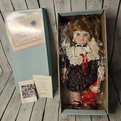 1989 Goebel Betty Jane Carter Dolls Limited Edition Musical Porcelain Sally Doll.