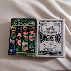 Official Green Lantern Playing Cards & Motor Brand High Quality Playing Cards