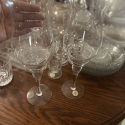 2set Glass Candle Holder