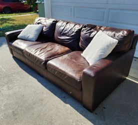 Leather 3 Seater Couch