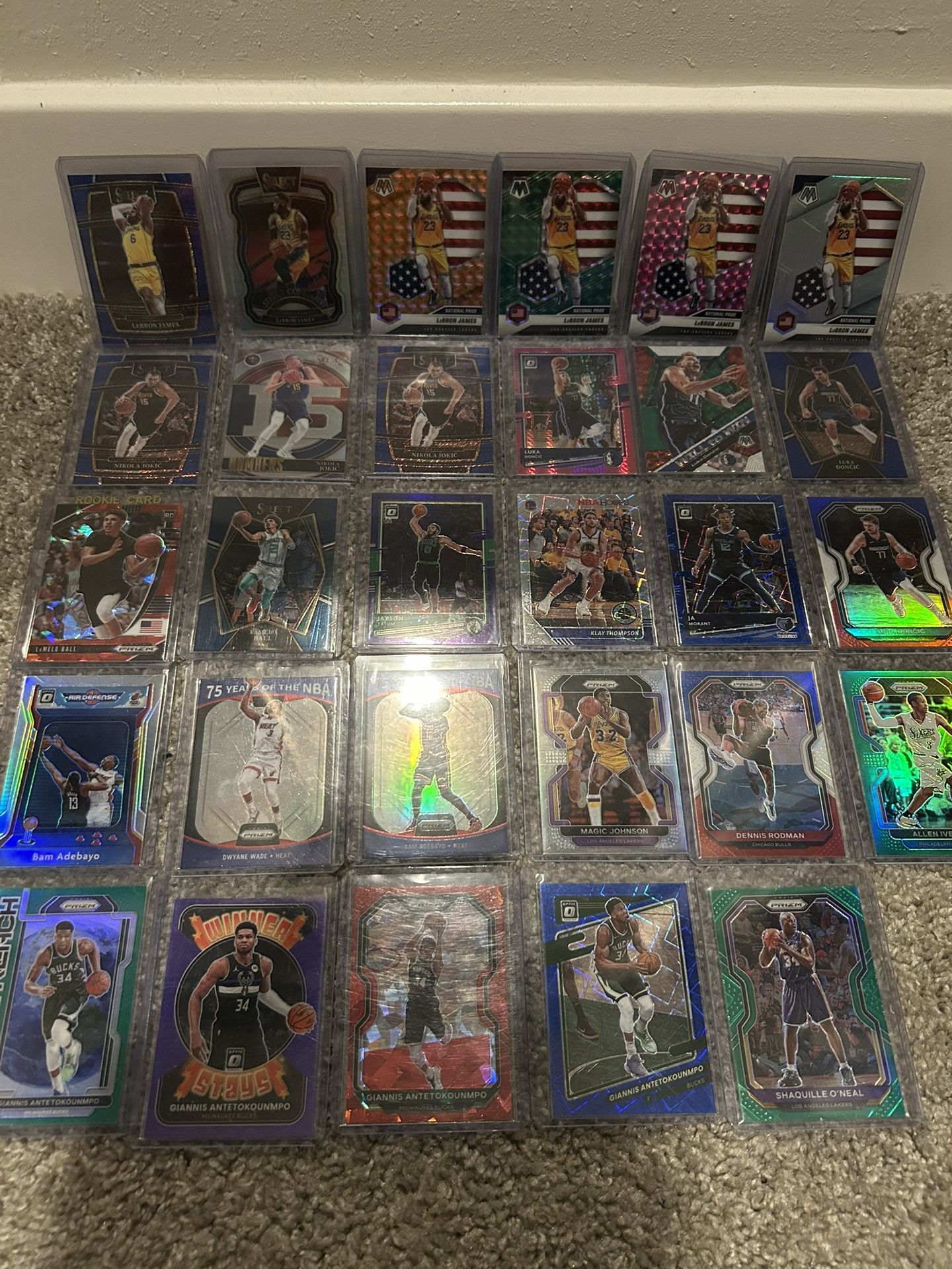 Basketball Prizm Lot