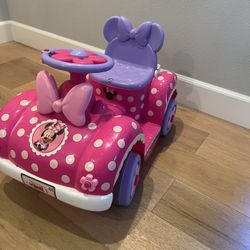 Minnie Mouse Ride on car 