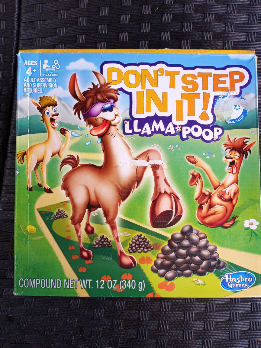 Dont Step In It! Llama Poop Board Game