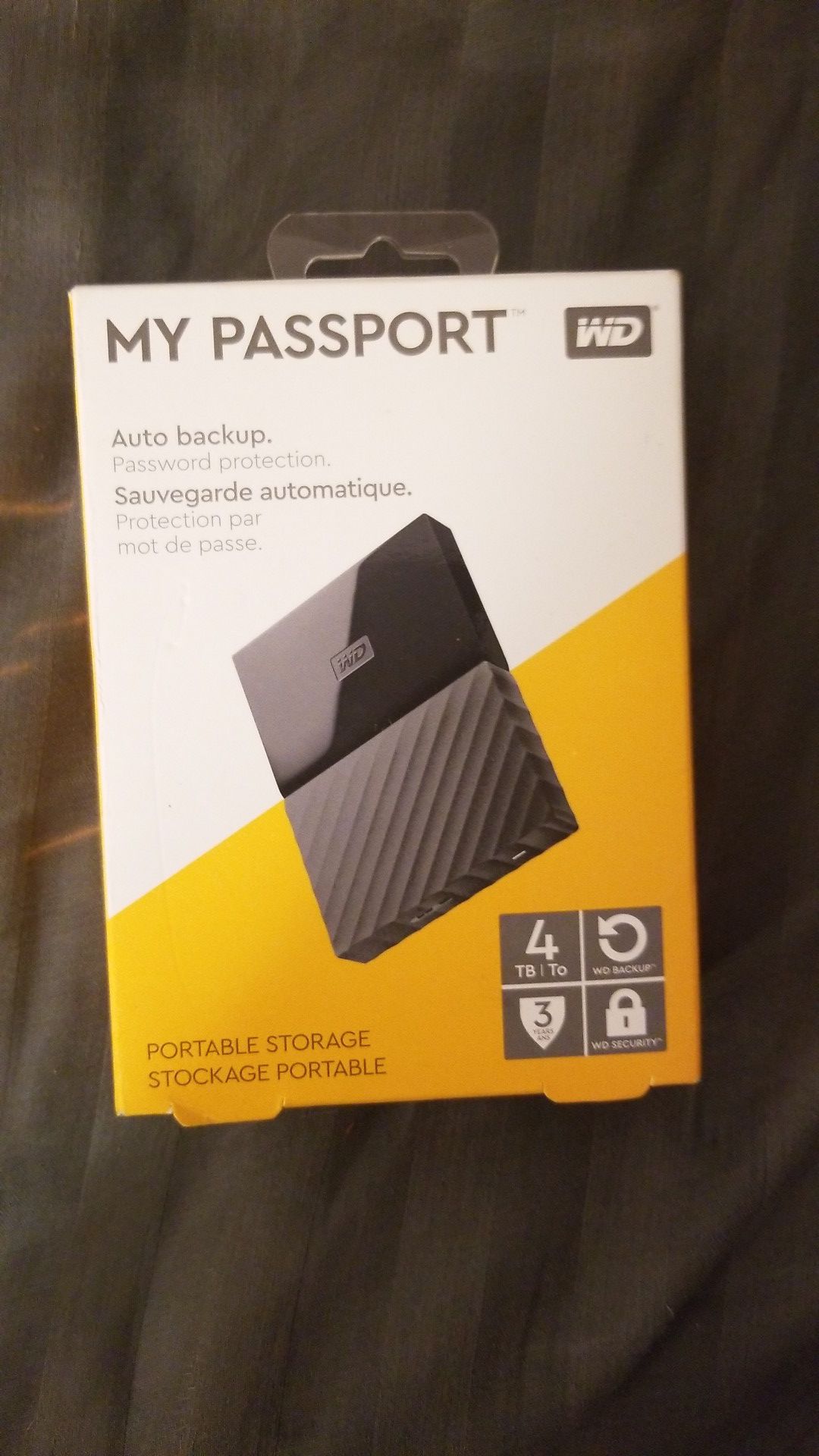 Brand new 4tb My Passport external HDD