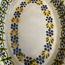 Vintage Oval Deep Serving Platter