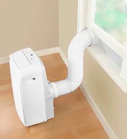 Insignia™ - 250 Sq. Ft. 6,000 BTU Portable Air Conditioner - White