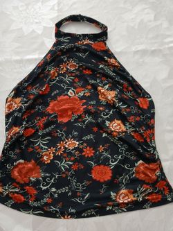 Mock Neck Halter Top - women