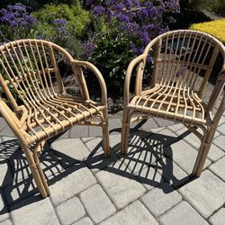 Two Bamboo Chairs - Good Condition