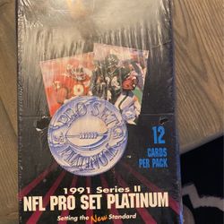 1991 Nfl Pro Set Platinum Football Cards