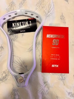 NEW. Maverik Kinetik 3 Lacrosse Head with STX Mesh Kit