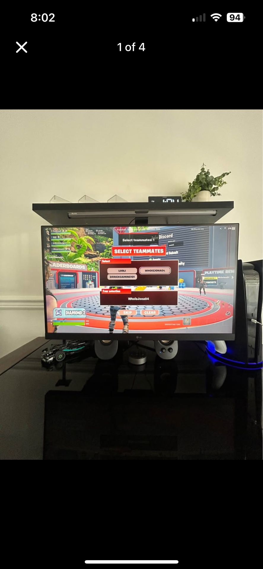 31.5” LG Ultragear Monitor