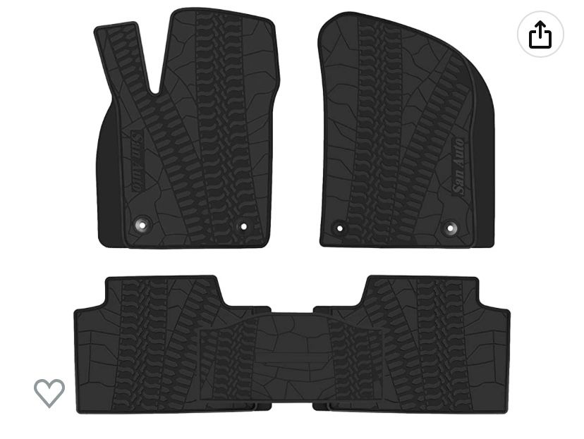 San Auto Custom Jeep Grand Cherokee WK/Dodge Durango 2016-2021 Floor Mats