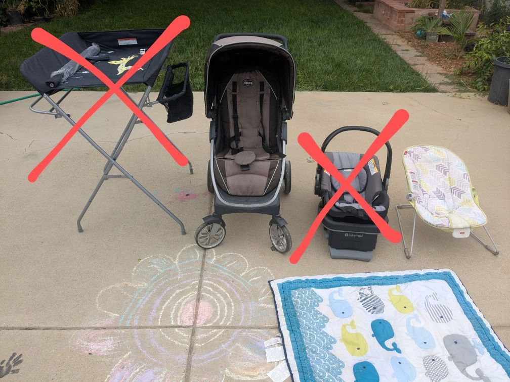 Baby Items For Free Changing Table Car Seat Chair Padded Blanket Stroller