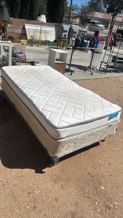 Twin Box spring , Matress and frame
