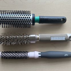 3 Curling Brushes 