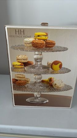 3 tiered cake dessert party stand