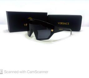 New VE Glasses Shield Mask Black