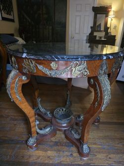 Round Entrance Table 1930s