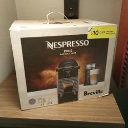 Nespresso Pixie And Aeroccino 3 Machine