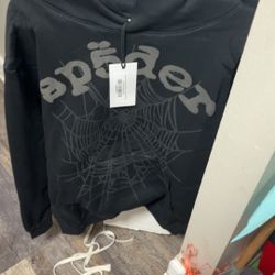 Spider Hoodie Phantom Web Black 