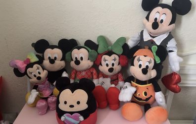 Mickey & Minnie Mouse Stuff Animals