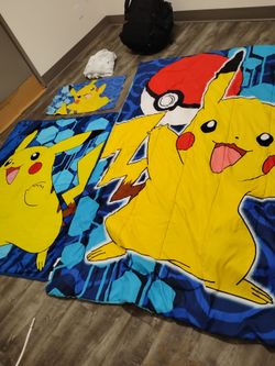 Pokemon Pikachu Bed set