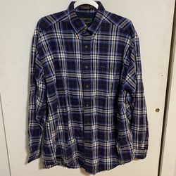 Alexander Julian Colours 100% Cotton Blue Shirt
