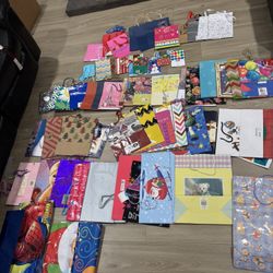 Small,medium, large gift bags