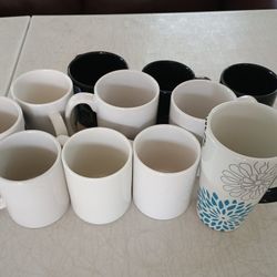 11 Coffee Mugs, One Bundle Price 