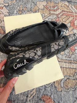Coach Signature Ballet Flats