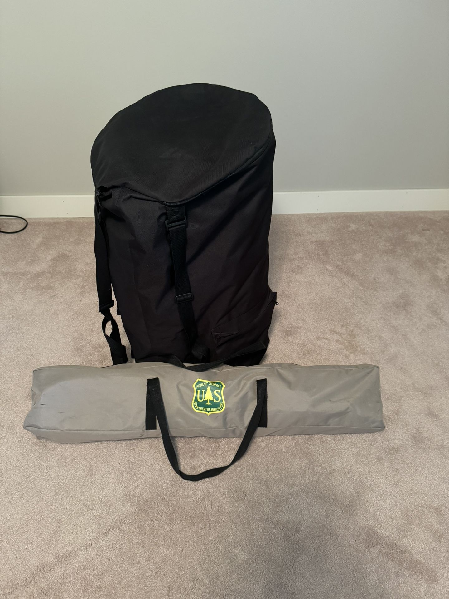 US Forrest Service Cot And Travel Mattress