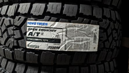 285/75R17 Toyo AT3📣
