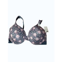 NWT LUCKY BRAND BLUE FLORAL CONVERTIBLE STRAP BRA LVD05854X SIZE 40D