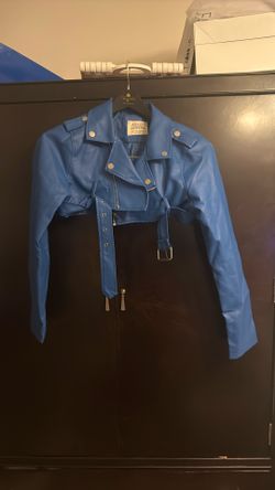 Crop Leather Jacket 