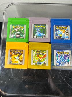 Pokémon Green Version Game Boy  lot – Reproduction Cartridge English Version