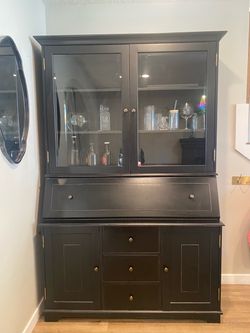 Large hutch Curio cabinet
