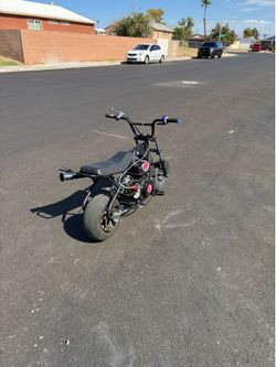 Mini bike frame and wheels