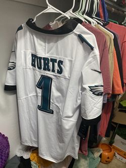 Jaylen Hurts  EAGLES  New NFL Stitched Jersey   Shipping Available 3.49 at checkout    Size Large Or XL  Located in pompano beach, shipping available 