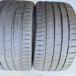 Two Tires 285/30/22 Continental Sportcontact6 Like New With 90% Left Excellent Pair Audi 