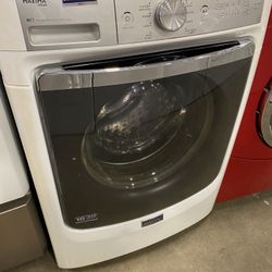 Maytag Commercial Quality Front Load Washing Machine with Cord Attachment Warranty 